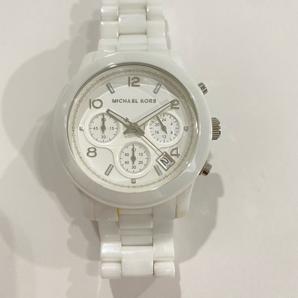 White Ceramic Michael Kors Women’s Watch